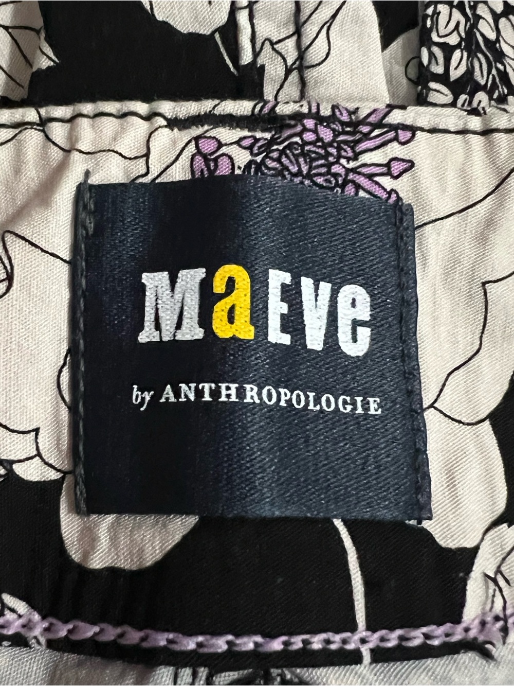 Maeve X Anthropologie The Colette Floral Wide-Leg Crop Size 25P - Picture 11 of 11